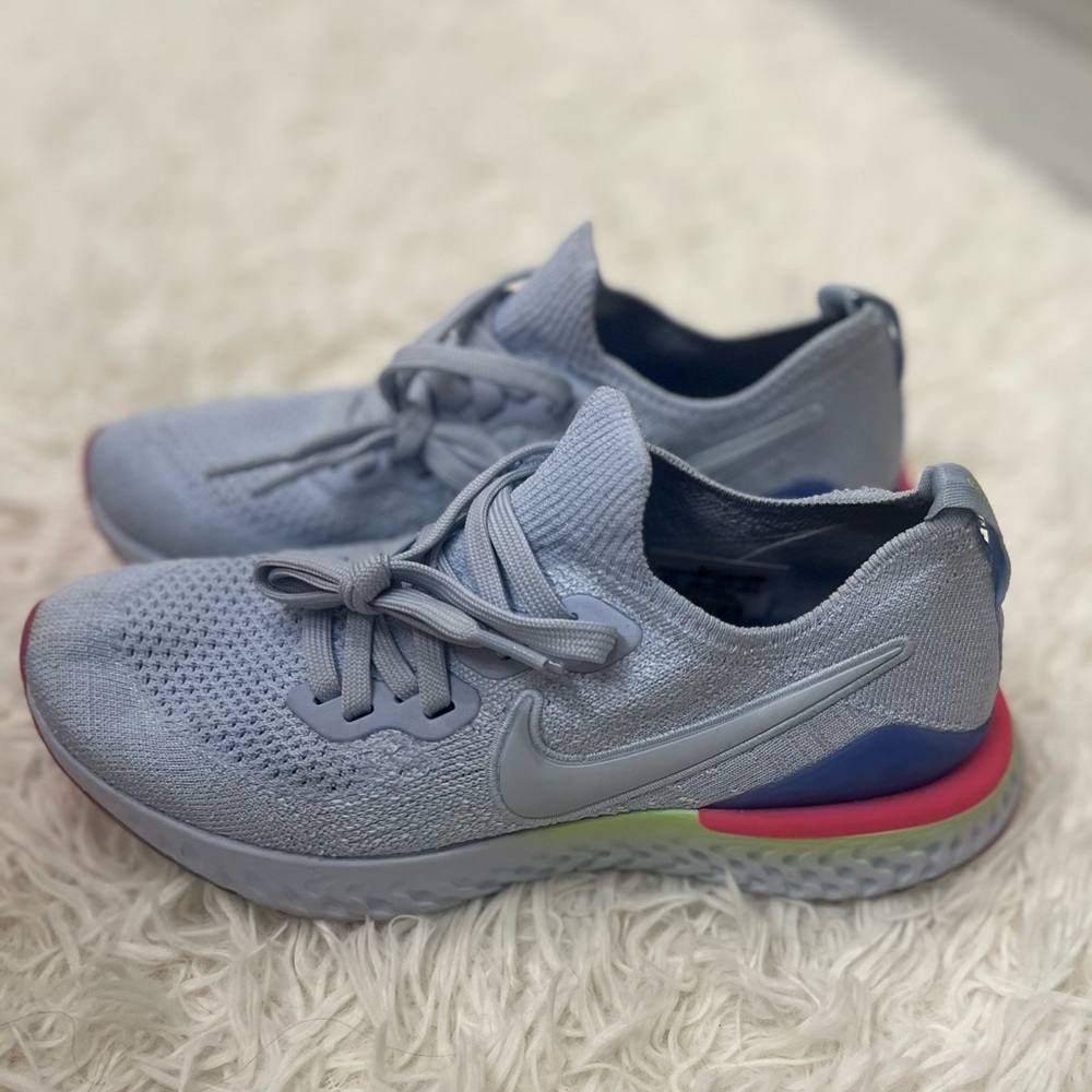 Nike Epic React Flyknit 2 Hydrogen Blue Sapphire Hyper Pink